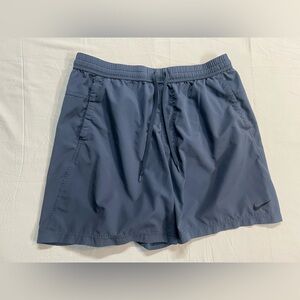 Nike Dri-FIT Athletic Shorts Men’s Large Blue Lightweight Gym Training